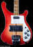 Rickenbacker 4001/4 , Fireglo: Body - Front