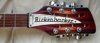 Rickenbacker 360/12 WB VP, Fireglo: Headstock