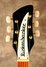 Rickenbacker 625/6 Van Ghent tuners, Jetglo: Headstock