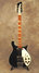 Rickenbacker 625/6 Van Ghent tuners, Jetglo: Full Instrument - Front