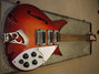 Rickenbacker 320/6 f hole, Fireglo: Neck - Rear