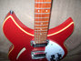 Rickenbacker 330/6 Refin, Custom: Neck - Front