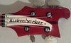 Rickenbacker 4001/4 , Burgundy: Close up - Free2