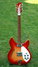 Rickenbacker 330/6 , Fireglo: Full Instrument - Front