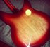Jun 2002 Rickenbacker 330(LH)/6 , Fireglo: Body - Rear