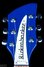 Rickenbacker 370/6 , Midnightblue: Headstock