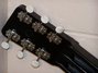 Rickenbacker B Post War/6 LapSteel, Black: Headstock - Rear