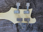 Rickenbacker 4003/4 BH BT, White: Headstock - Rear