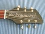 Rickenbacker 450/6 Refin, Black: Headstock