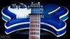 Rickenbacker 381/12 V69, Blueburst: Close up - Free2