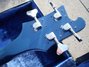 Rickenbacker 4001/4 , Azureglo: Headstock - Rear