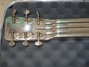 Rickenbacker NS 100/6 LapSteel, Silver: Headstock - Rear