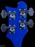 Rickenbacker 4003/4 , Midnightblue: Headstock - Rear