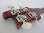 Rickenbacker 4001/4 , Burgundy: Headstock - Rear