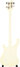 Rickenbacker 4001/4 BT, White: Full Instrument - Rear