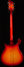 Rickenbacker 620/6 , Fireglo: Full Instrument - Rear