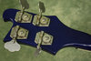 Rickenbacker 4001/4 , Azureglo: Headstock - Rear