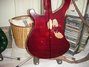 Rickenbacker 4001/4 Mod, Burgundy: Body - Rear