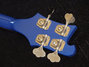 Rickenbacker 4001/4 , Azureglo: Headstock - Rear