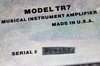 Rickenbacker TR7/amp , Black: Free image