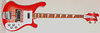 Rickenbacker 4001/4 , Fireglo: Full Instrument - Front