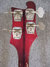 Rickenbacker 4001/4 , Burgundy: Headstock - Rear