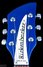 Rickenbacker 360/6 , Midnightblue: Headstock