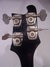 Rickenbacker 4001/4 Mod, Jetglo: Headstock - Rear
