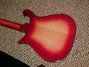 Feb 2006 Rickenbacker 660/12 , Fireglo: Body - Rear