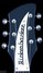 Rickenbacker 355/6 JL, Jetglo: Headstock