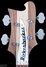 Rickenbacker 4001/4 C64S, Mapleglo: Headstock