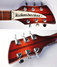 Rickenbacker 330/6 , Fireglo: Headstock