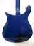 Dec 1980 Rickenbacker 620/6 Mod, Azureglo: Body - Rear