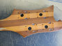 Rickenbacker 4005/4 Mod, Natural: Headstock - Rear