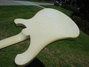 Jun 1994 Rickenbacker 4003(LH)/4 BH BT, White: Body - Rear