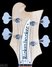 Rickenbacker 4003/4 , Mapleglo: Headstock