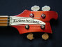 Rickenbacker 4001/4 , Fireglo: Headstock