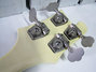 Rickenbacker 4001/4 BT, White: Headstock - Rear