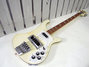 Rickenbacker 4001/4 BT, White: Neck - Rear