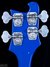 Rickenbacker 4001/4 , Azureglo: Headstock - Rear