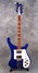Rickenbacker 481/6 Slant Fret, Azureglo: Full Instrument - Front