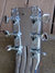 Rickenbacker NS 100/6 LapSteel, Silver: Headstock - Rear
