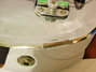 Rickenbacker NS 100/6 LapSteel, Silver: Body - Rear