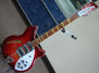 Rickenbacker 370/6 , Amber Fireglo: Close up - Free2
