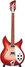 Rickenbacker 330/6 , Fireglo: Full Instrument - Front