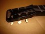 Rickenbacker B Post War/6 LapSteel, Black: Headstock