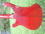 Rickenbacker 4001/4 , Burgundy: Body - Rear