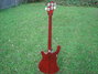Rickenbacker 4001/4 , Burgundy: Full Instrument - Rear
