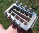 Rickenbacker DW16/2 X 8 Console Steel, Blonde: Headstock - Rear