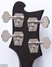Rickenbacker 4001/4 C64, Jetglo: Headstock - Rear